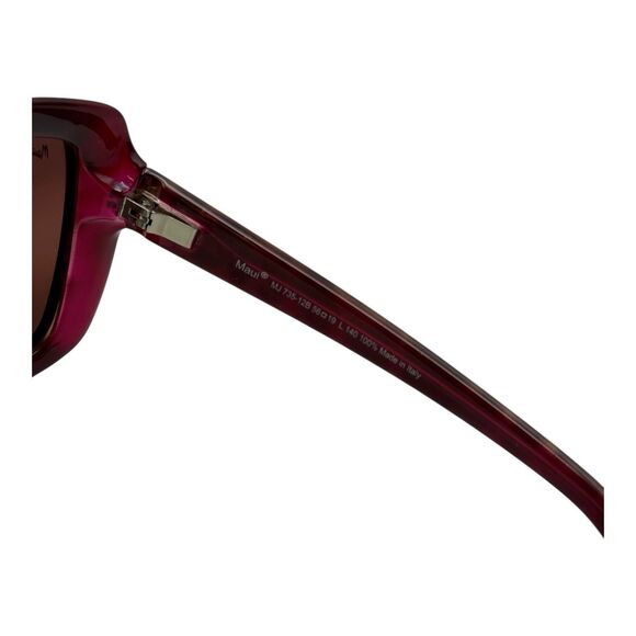 Maui Jim Orchid Sunglasses Peacock Tortoise Gray Lens STG-BG Made in Italy